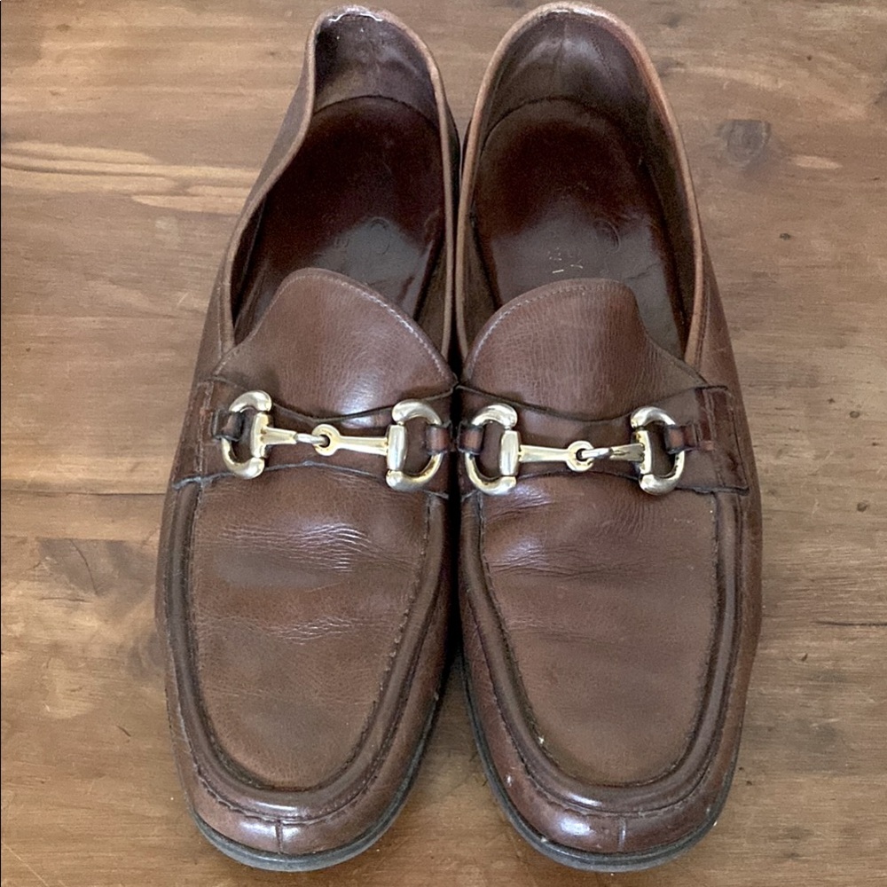 Bally of Switzerland Men's Brown Leather Loafers
